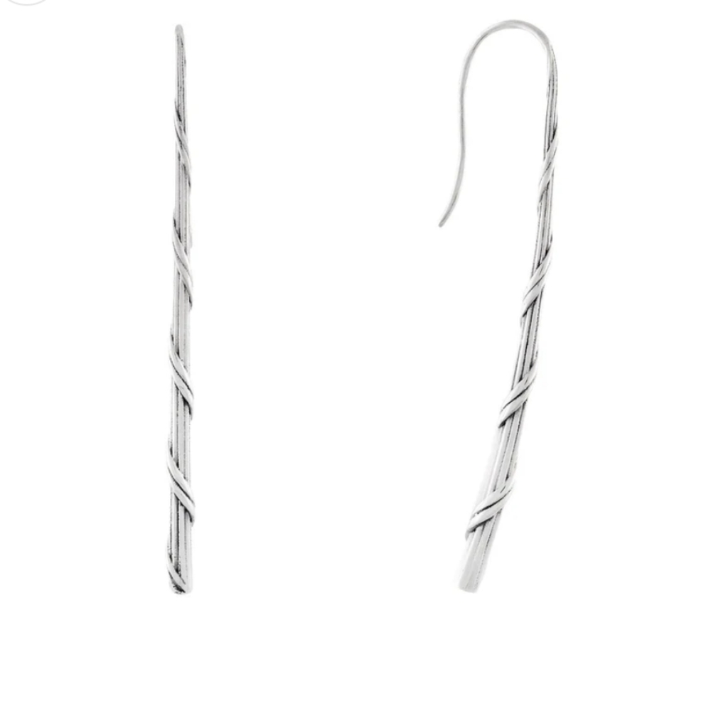 Peter Thomas Roth Signature Romance Taper Stick Earrings in Sterling Silver